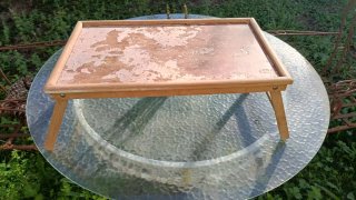 Bandeja auxiliar madera plegable