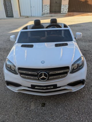 Coche Eléctrico Infantil Mercedes Blanco