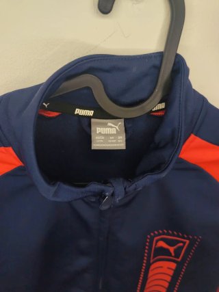 Chaqueta Puma azul y rojo