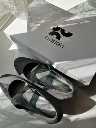 Scarpe tacco vera pelle Obsel 38