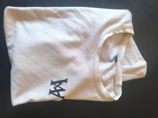 Camiseta y pantalón corto beige
