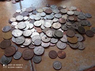 Lote de monedas antiguas españolas
