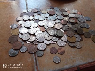 Lote de monedas antiguas españolas