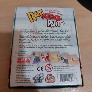 Juego de cartas Rat Attack Party