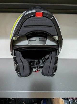 Casco LS2 Scope II modulare grigio/giallo fluo L