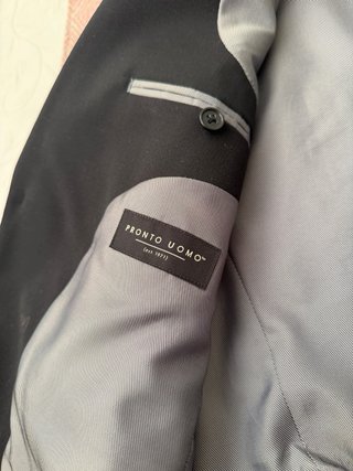 Traje Negro Pronto Uomo Hombre