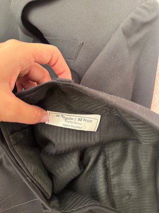 Traje Negro Pronto Uomo Hombre