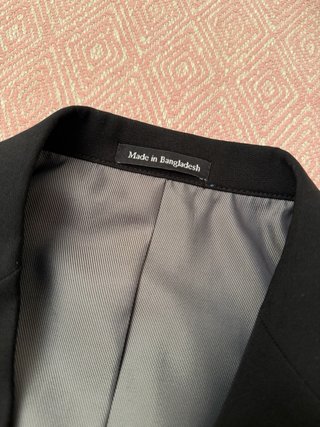Traje Negro Pronto Uomo Hombre