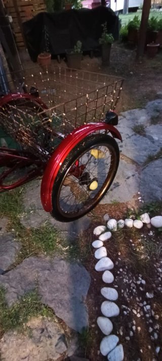 Triciclo para adultos a restaurar