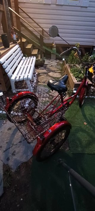 Triciclo para adultos a restaurar