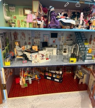 Casa de muñecas miniatura