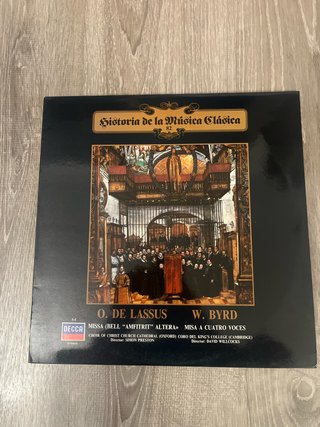 Vinilo O. de Lassus / W. Byrd - Decca