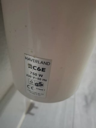 Emisor Térmico Haverland RC12E y RC6