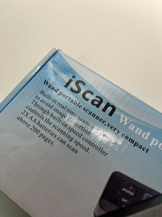 Escaner Portatil de Mano iScan A4 PDF JPG Box