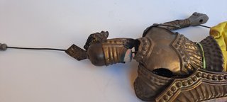 Antico Pupi Siciliano Marionetta Cavaliere