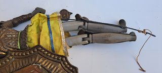 Antico Pupi Siciliano Marionetta Cavaliere