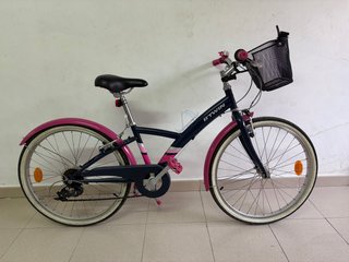 Bicicleta B'TWIN Original 500 24+Cesta. NUEVISIMA.