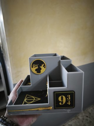 Organizador Escritorio Harry Potter Dorado