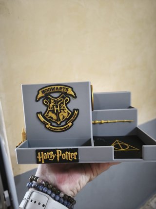 Organizador Escritorio Harry Potter Dorado