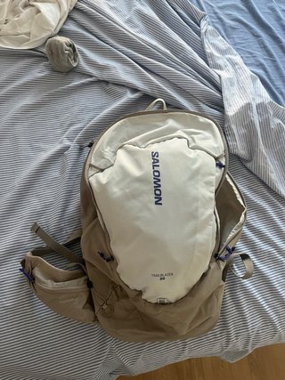 Mochila Salomon Trailblazer 20 Beige/Blanca