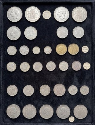Colección monedas antiguas España