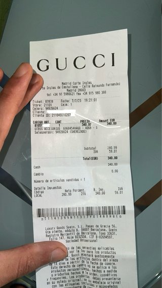 Gorra Gucci ORIGINAL