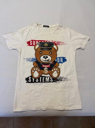 Camiseta Flex-Style Oso Pirata Brillante