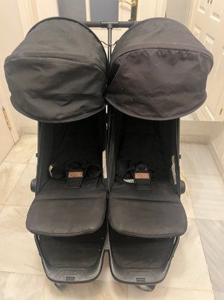 Silla Gemelar Mountain Buggy + Bolso y Lluvia
