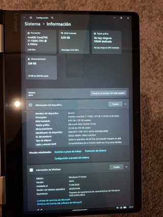 Lenovo Yoga 710-14IKB Pantalla Táctil