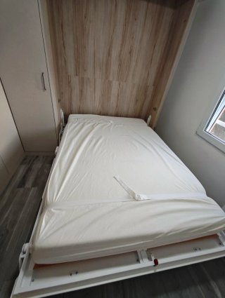 Cama Abatible con Colchón Viscoelástico 200 x 135