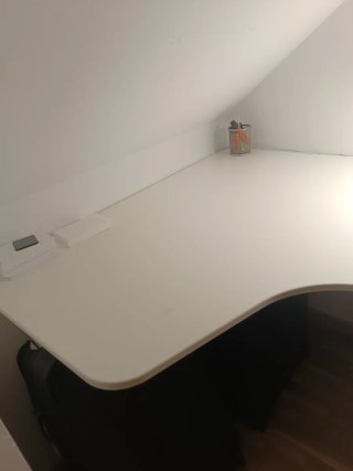 REBAJADO!! Escritorio esquinero IKEA BEKANT blanco