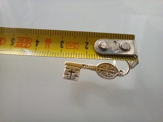 Colgante Llave San Benito Plata 925