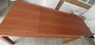 Mesa de salón extensible de madera