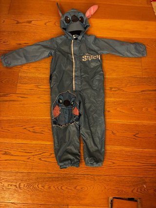 Chubasquero Disney Stitch Niño Azul De 6 a 8 años