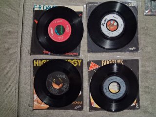 Lote 12 discos single vinilo 45 rpm 7" de los 80