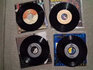 Lote 12 discos single vinilo 45 rpm 7" de los 80