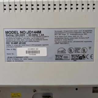 Título: Monitor CRT 17" Jean Co. JD144M-Retro