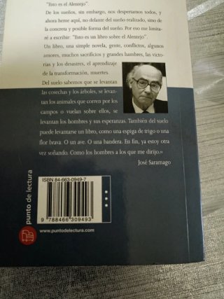 José Saramago. Levantado del suelo.