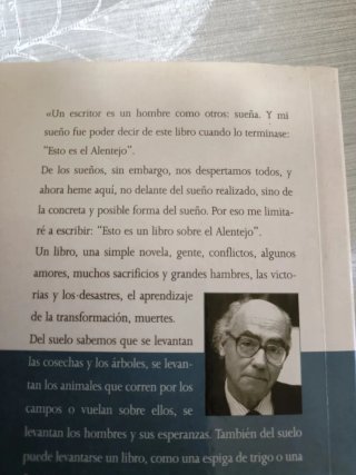José Saramago. Levantado del suelo.