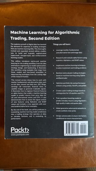 Machine Learning for Algorithmic Trading 2nd Ed