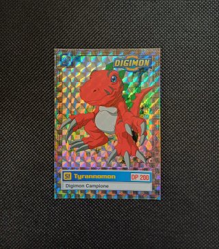 Carta Digimon Tyrannomon Holo Pack Fresh