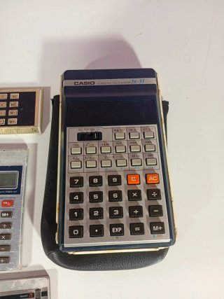 Lote calculadoras vintage