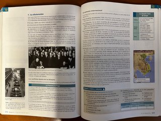 Historia del mundo contemporáneo, 1 Bachillerato