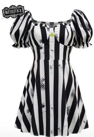 Vestido Beetlejuice Talla S