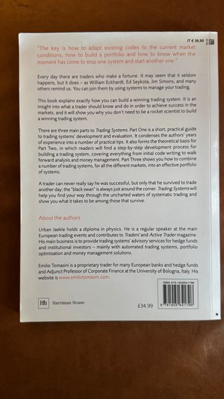 Trading Systems: A new approach to system developm