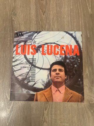 Disco Vinilo Lo Mejor de Luis Lucena Flamenco