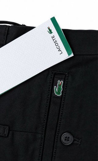 Pantalones Chinos Lacoste Negros