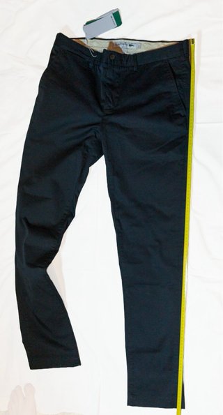 Pantalones Chinos Lacoste Negros
