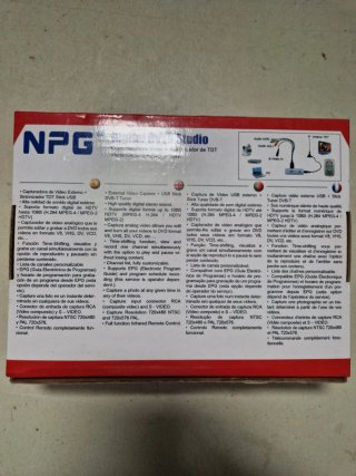 Capturadora Video y Sintonizador TDT NPG