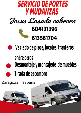 Portes y mudanzas